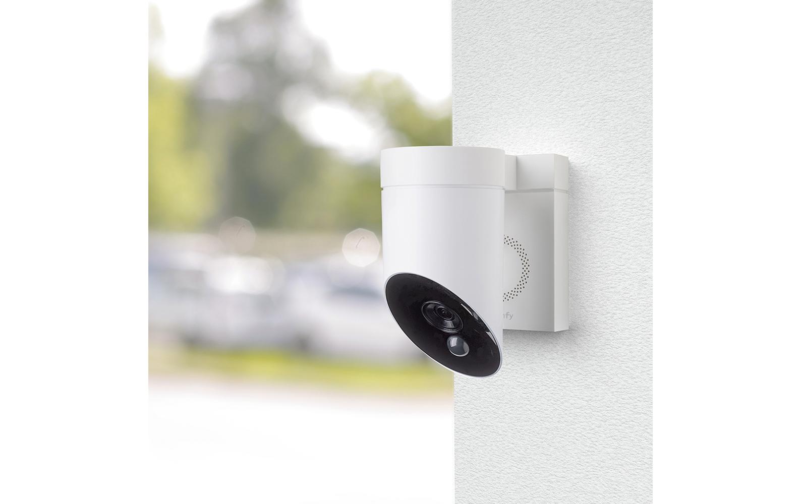 Netzwerkkamera für aussen, Weiss<br>Intelligente Aussenkamera mit Sirene
