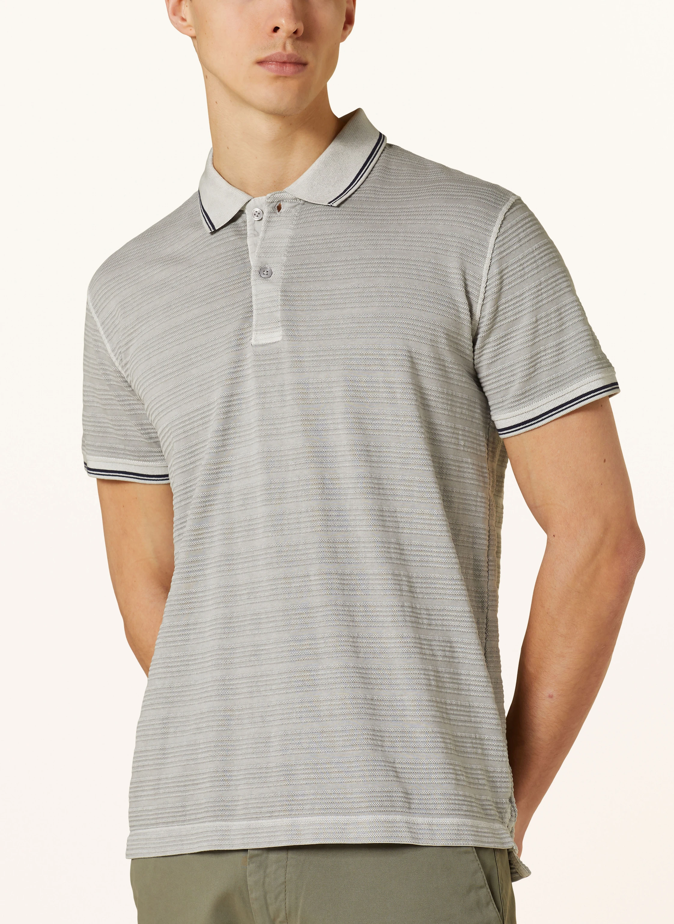 STROKESMAN'S Strick-Poloshirt