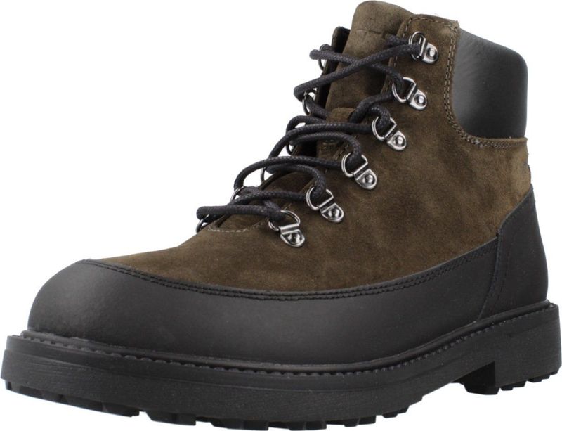 Geox Heren U Lagorai + Grip enkellaars, legergroen, 39 EU