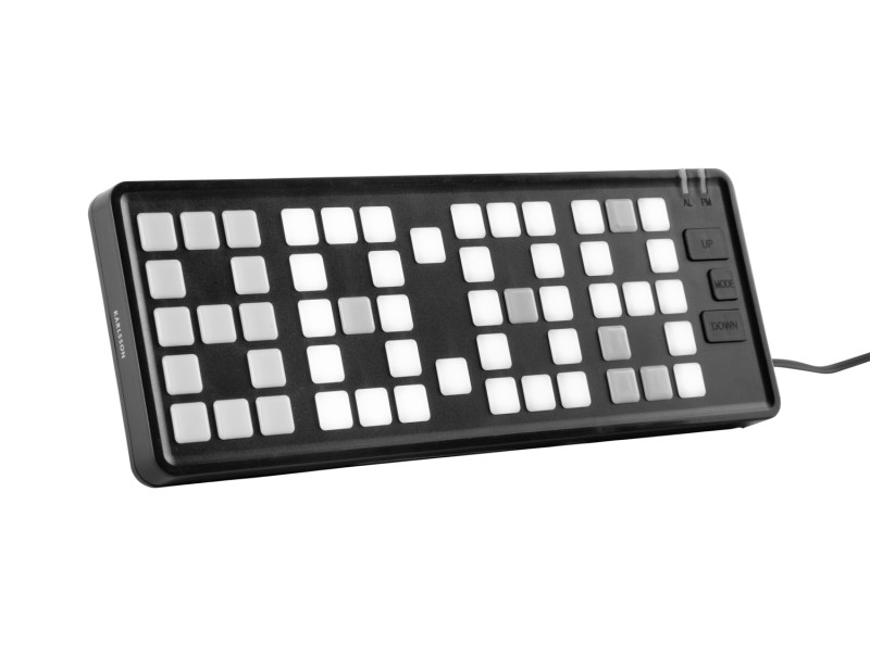 Alarm Clock Keyboard KA5984BK Black