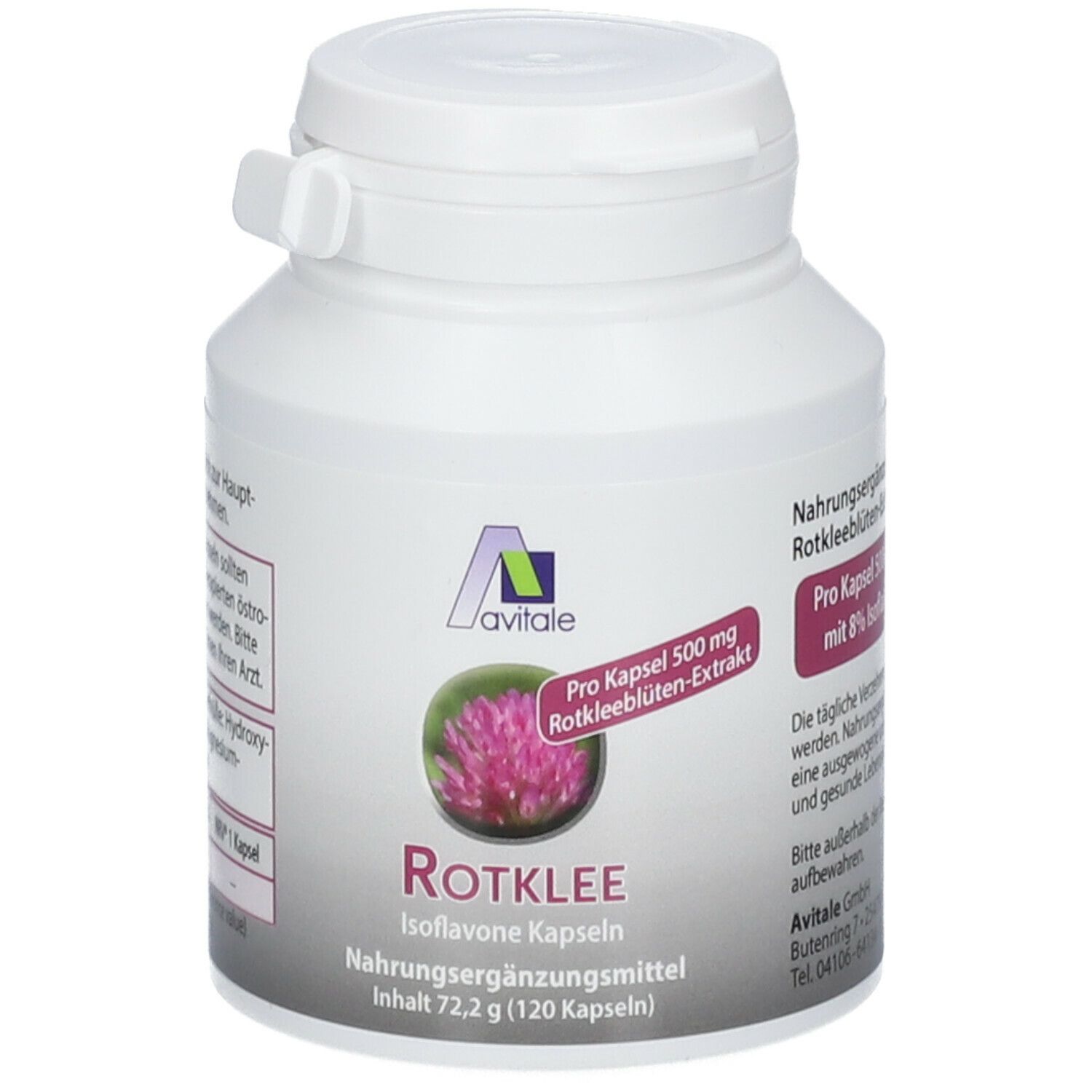 Avitale Rotklee 500mg