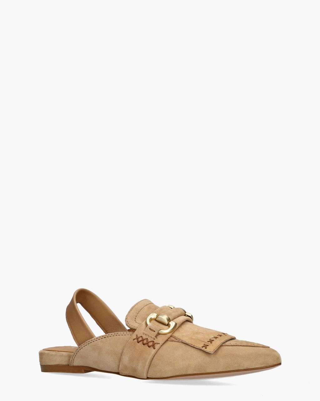 Gioia Zenne Lichtbruin Dames Slingbackloafers