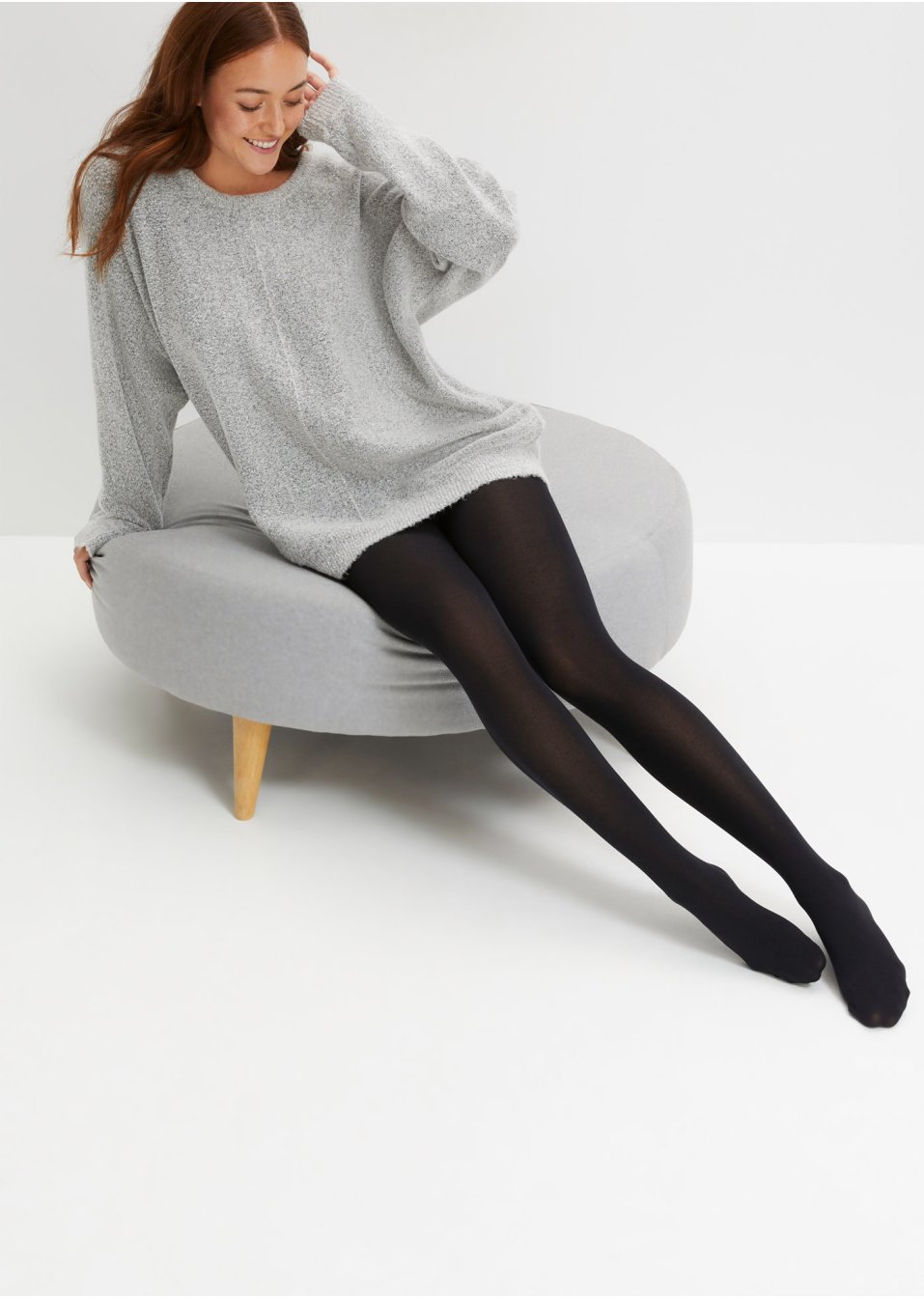 Collant en maille coton avec taille confortable