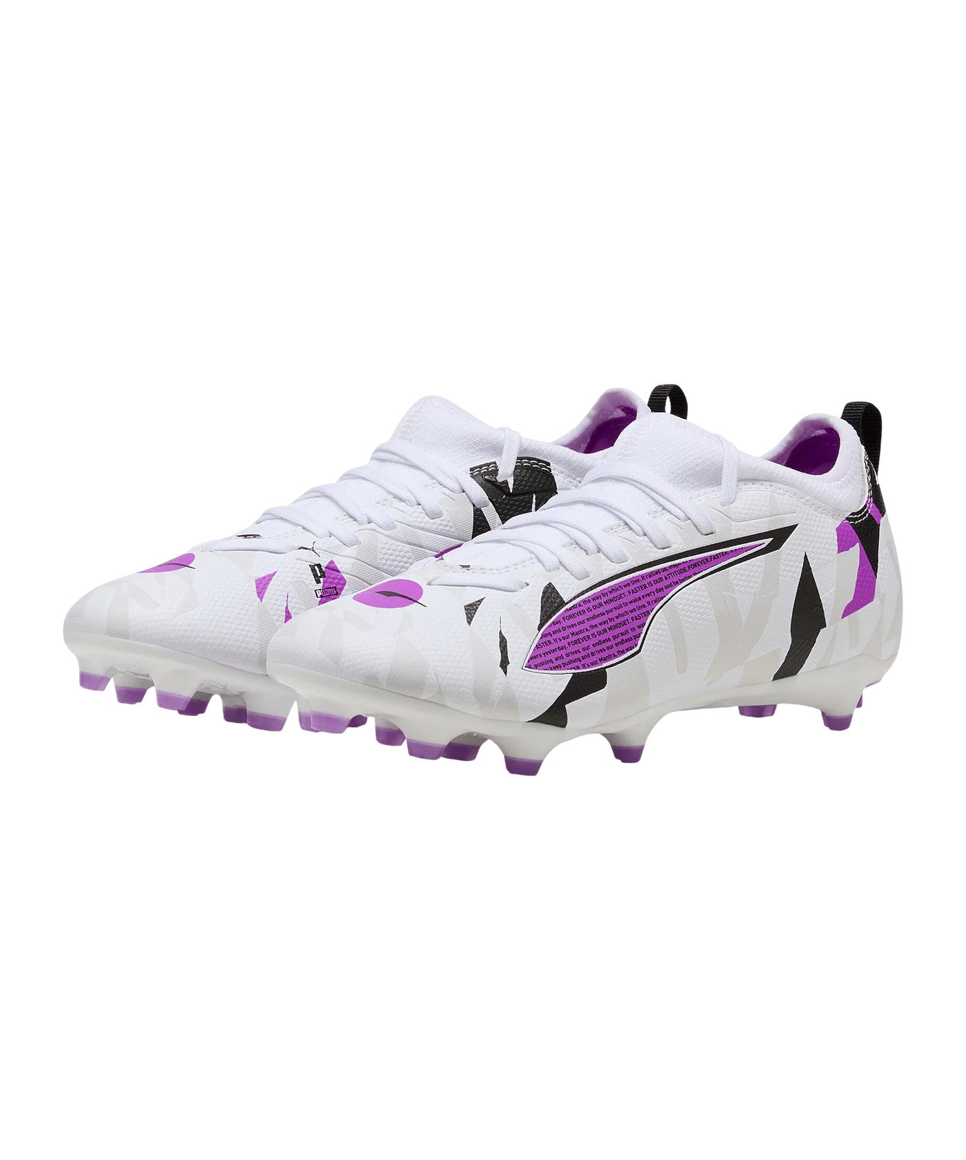 PUMA ULTRA 5 Match FG/AG Forever Kids Weiß F01