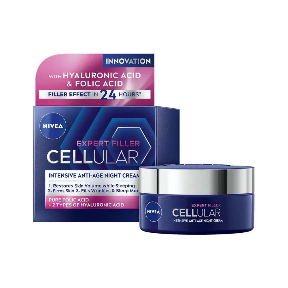 Nivea Cellular Expert Filler Anti-Age Night Cream - 50 ml.