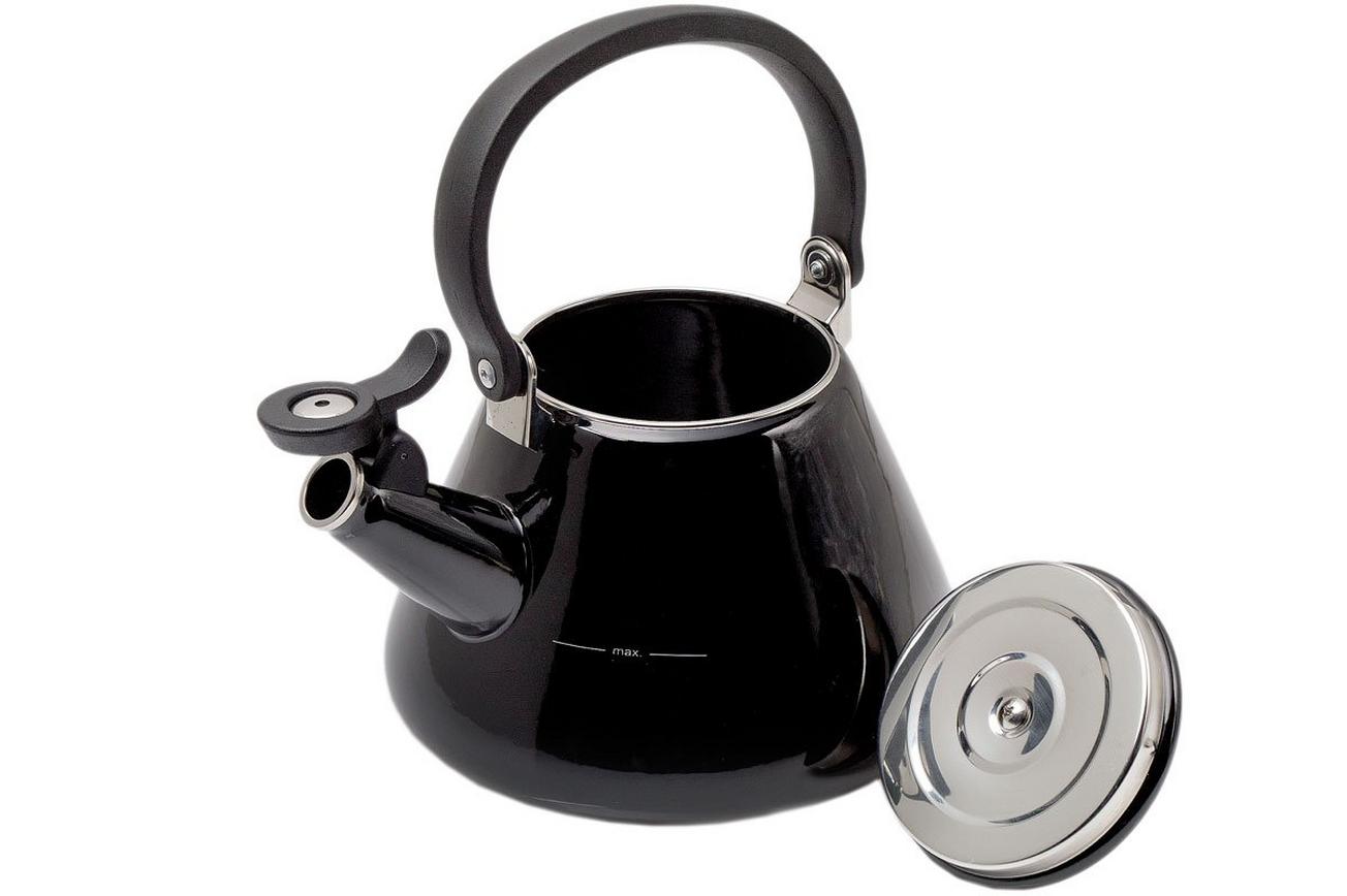 Le Creuset Kone fluitketel 1,6L, zwart