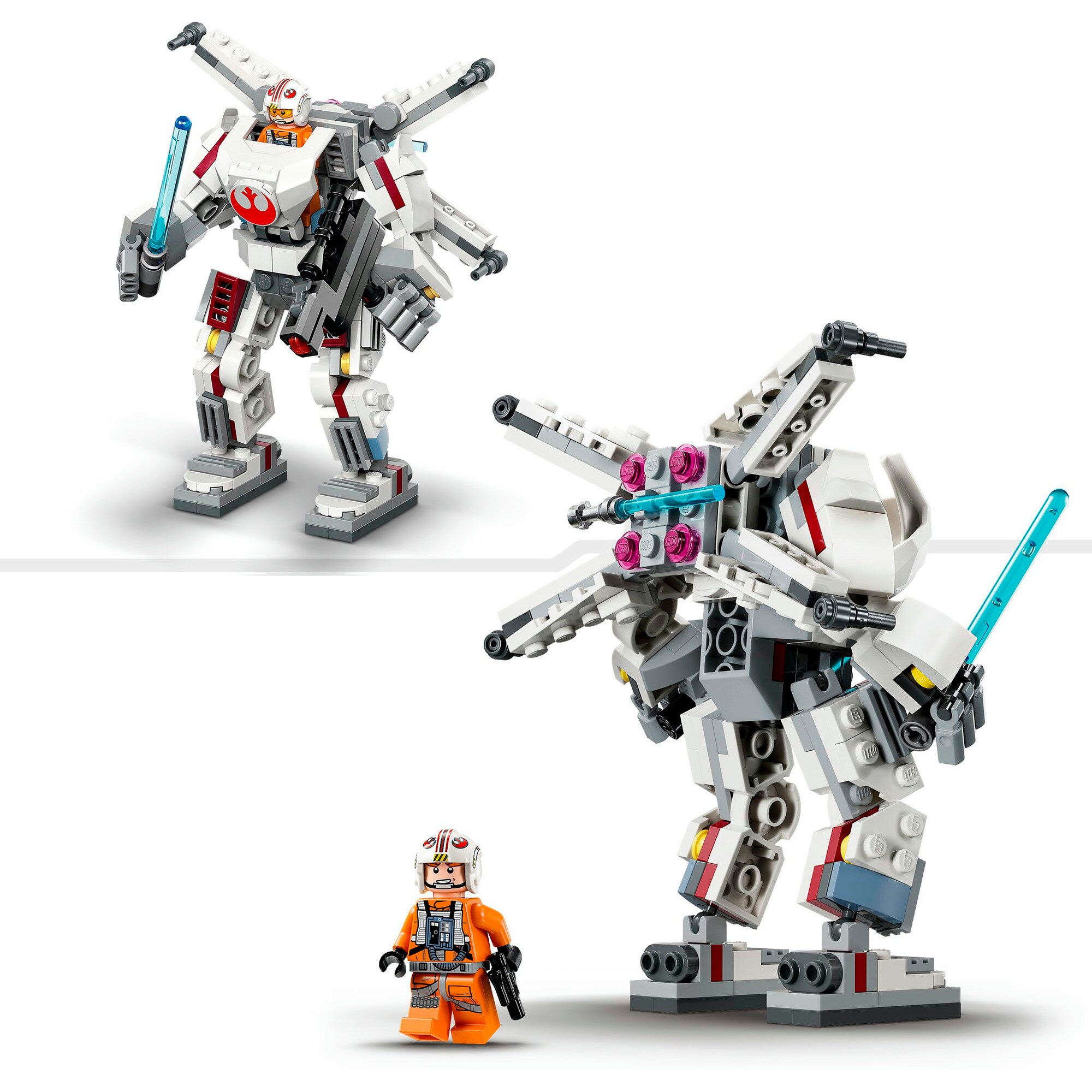 LEGO Konstruktionsspielzeug Star Wars Luke Skywalkers X-Wing Mech