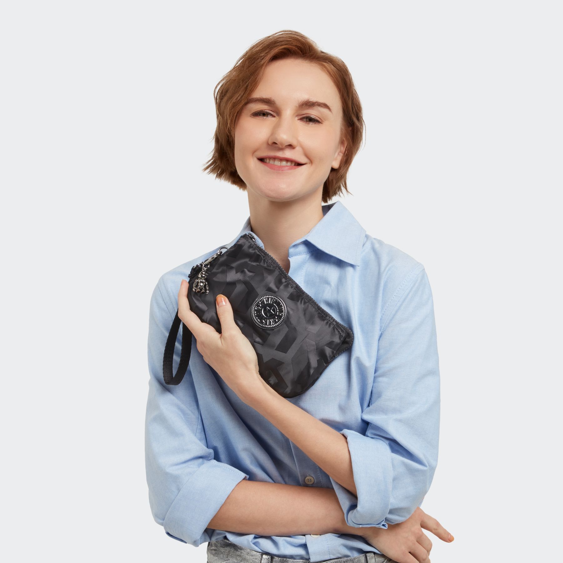 CREATIVITY XL Très grande pochette multifonction avec 3 poches - Black 3D K Jacquard