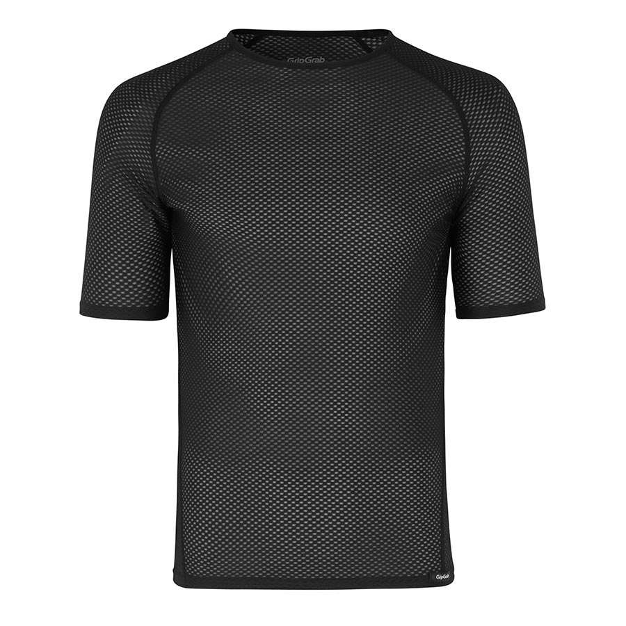 GripGrab Ultralight Mesh Ondershirt Korte Mouwen Zwart