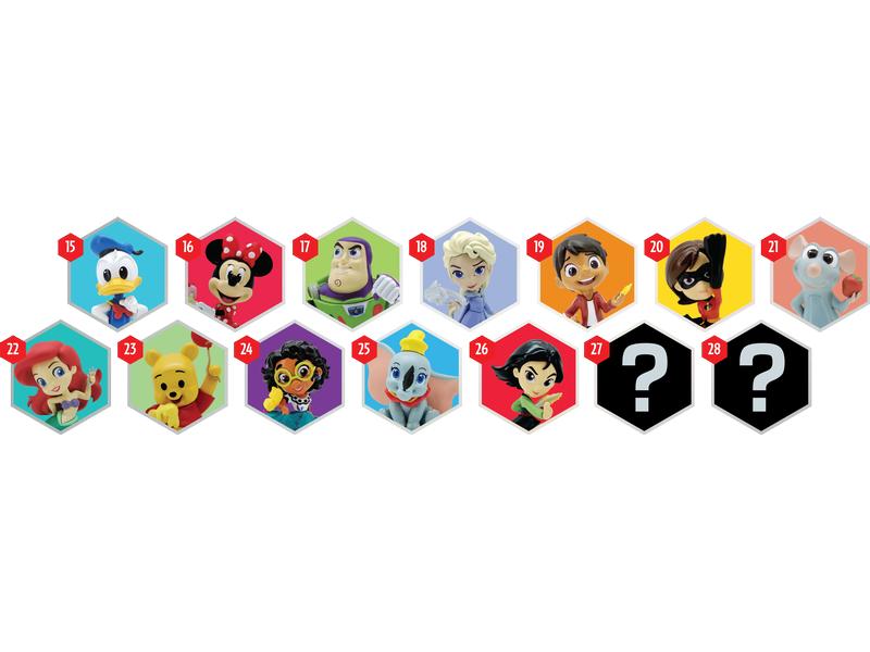 YuMe Figur Disney 100 Suprise Capsules – Series 2 assortier Spielzeugfigur Disney mit Accessoires