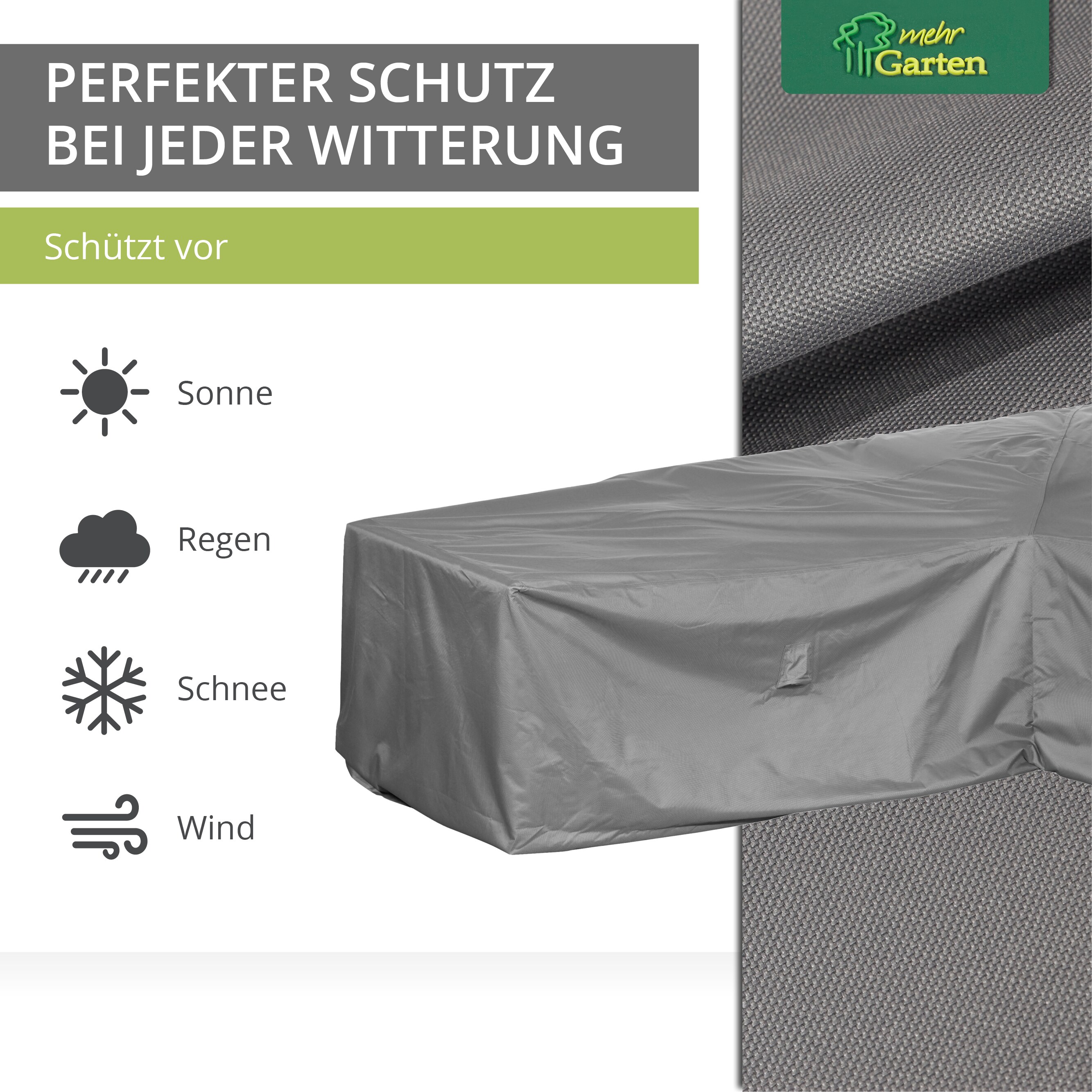 Premium Loungegruppen L-Form asymmetrisch
