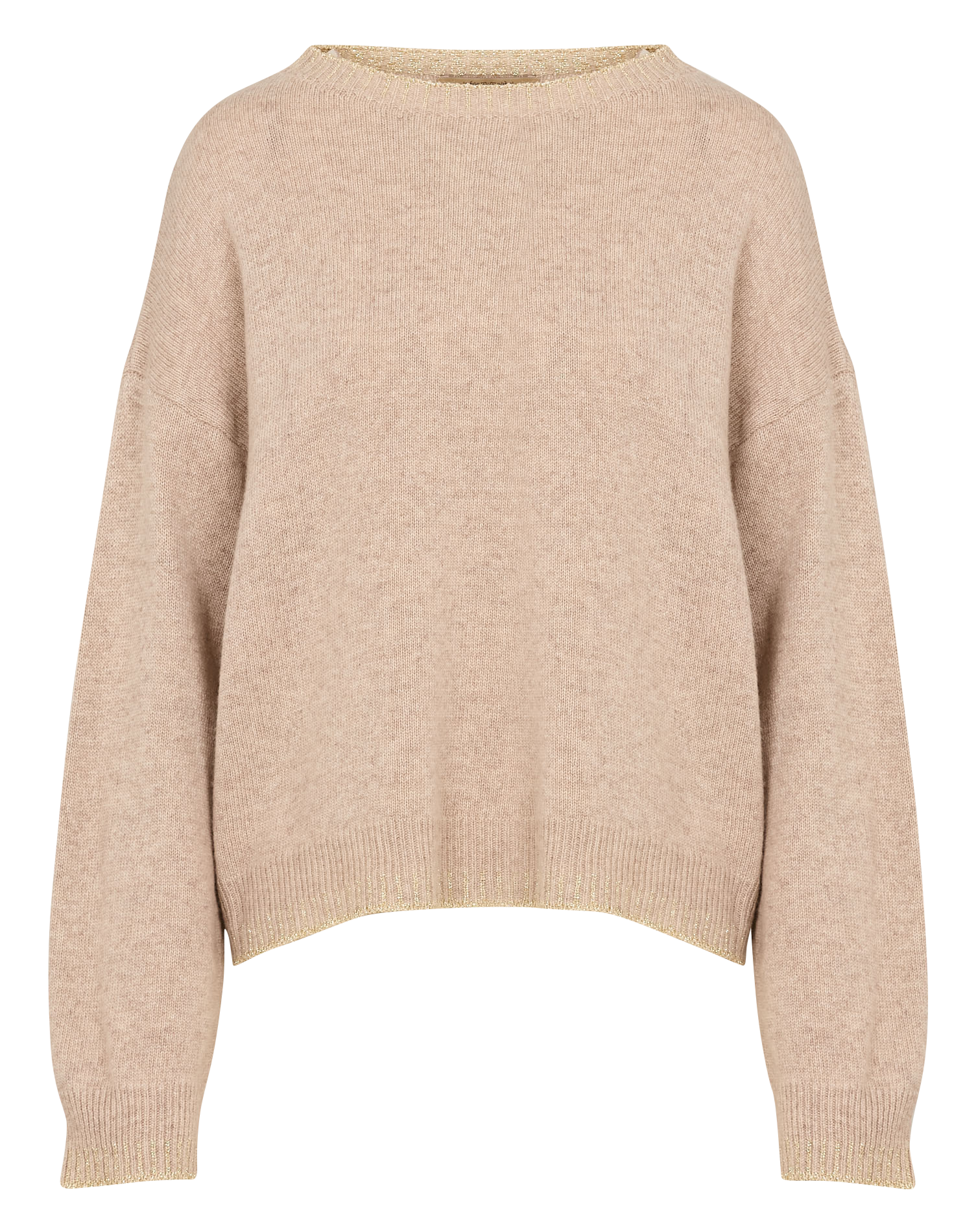 Pull oversize en maille | Beige