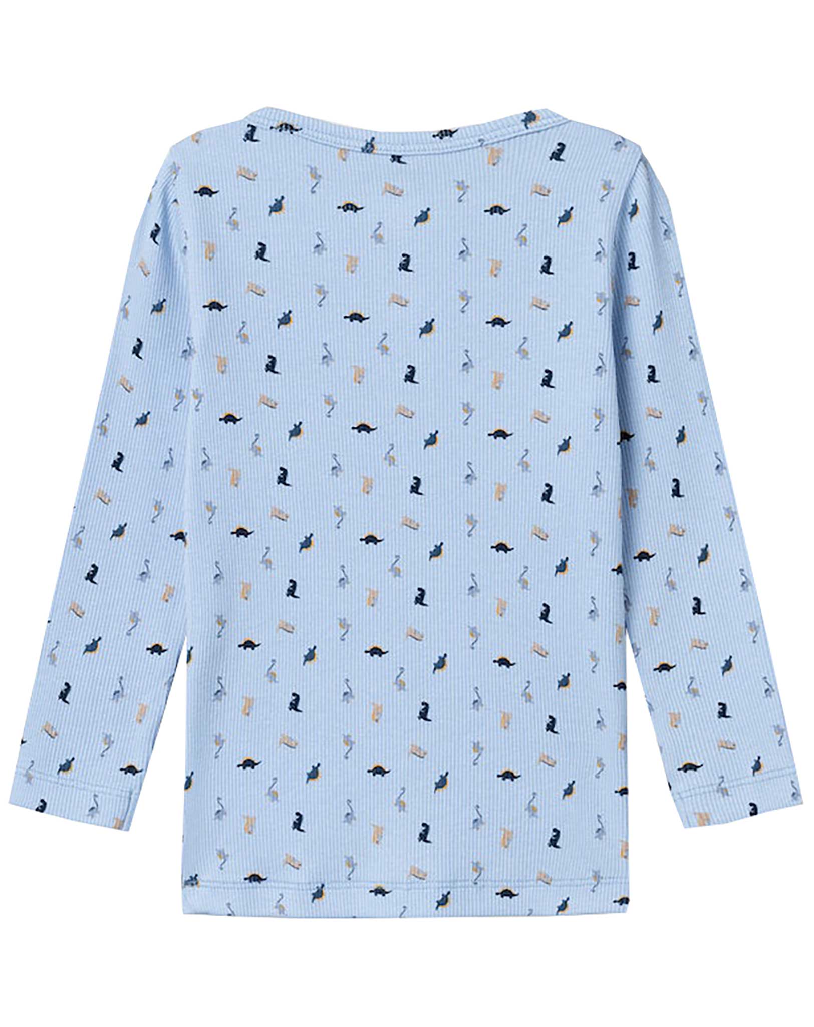 Langarmshirt NMMDABBU DINOS in chambray blue