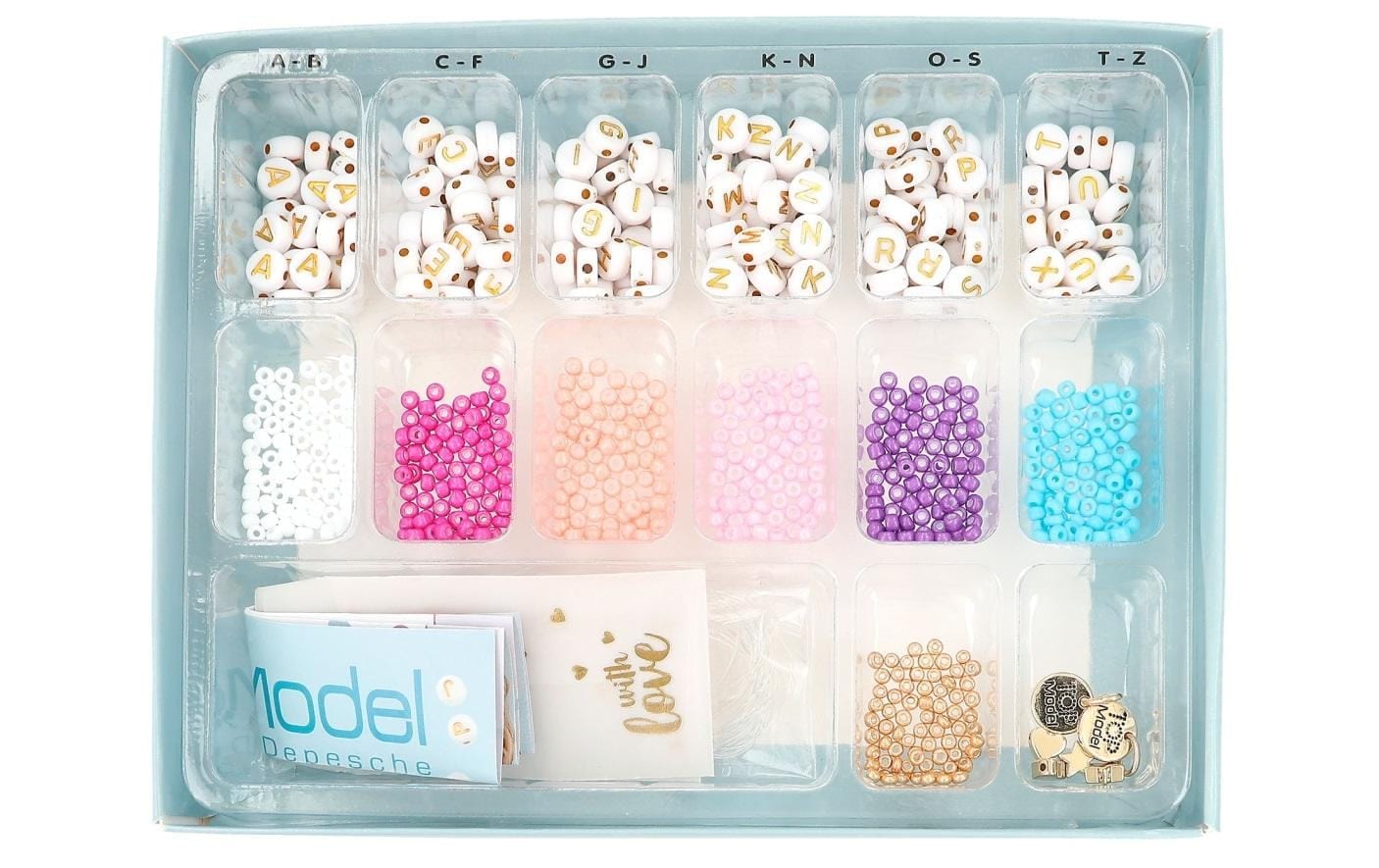 Depesche Kreativset »Perlenbox Set Bracelet Top«