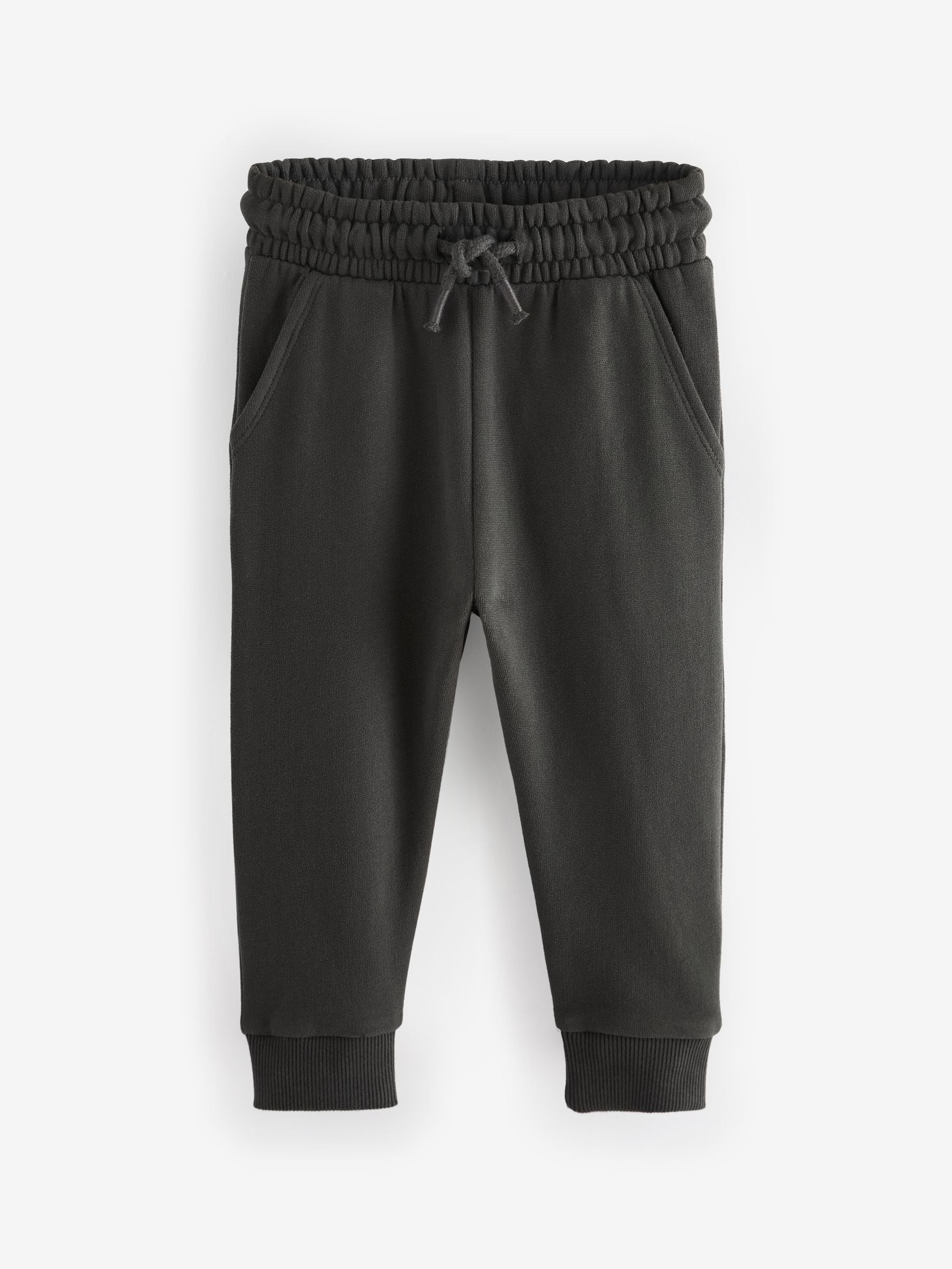 Antraciet - Zacht aanvoelende jersey joggingbroek (3 mnd-7 jr)