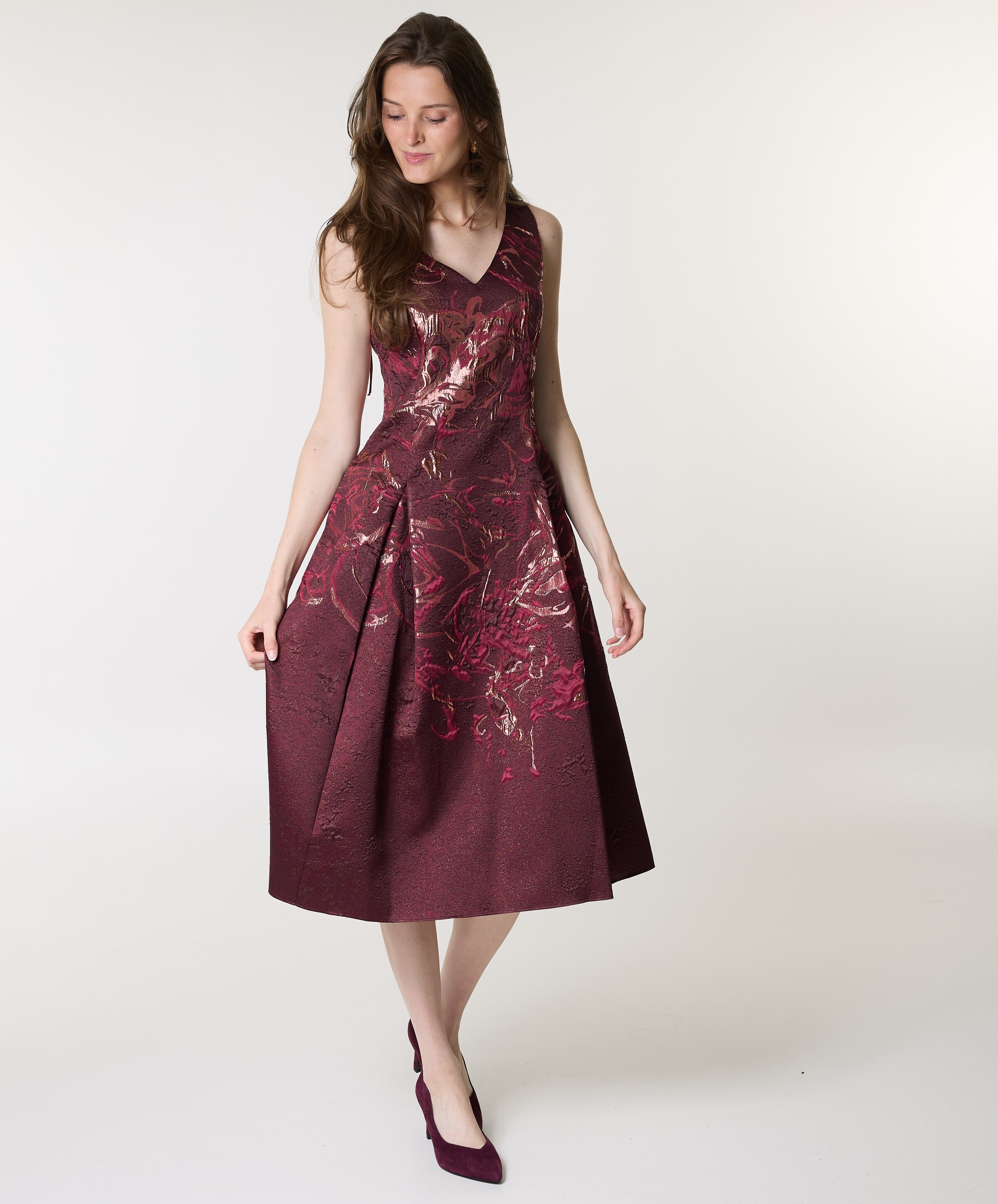 Vera Mont Dames jurk bordeaux