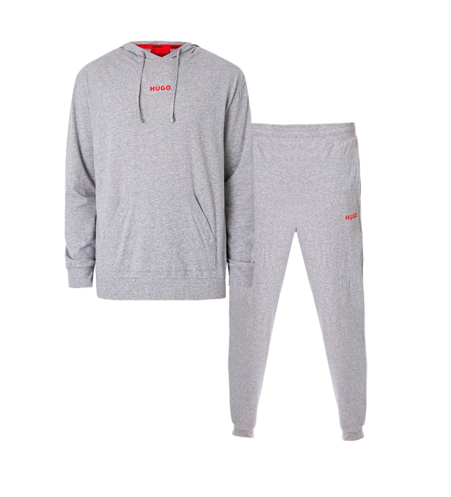 Conjunto de pijama HUGO CW Relaxed Fit cinza