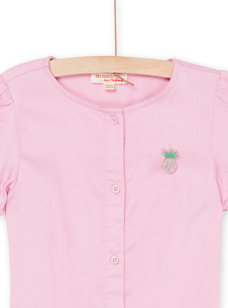 Combishort rose ceinturée