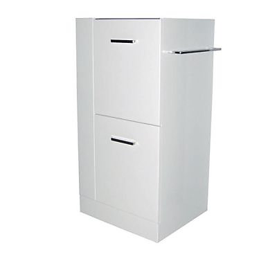 Caisson meuble sous vasque gauche blanc Cooke & Lewis Waneta 43 cm