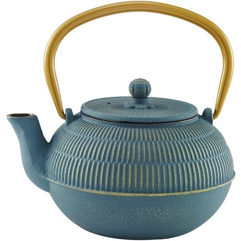Théière en fonte Yuan - 0.9 L, bleu