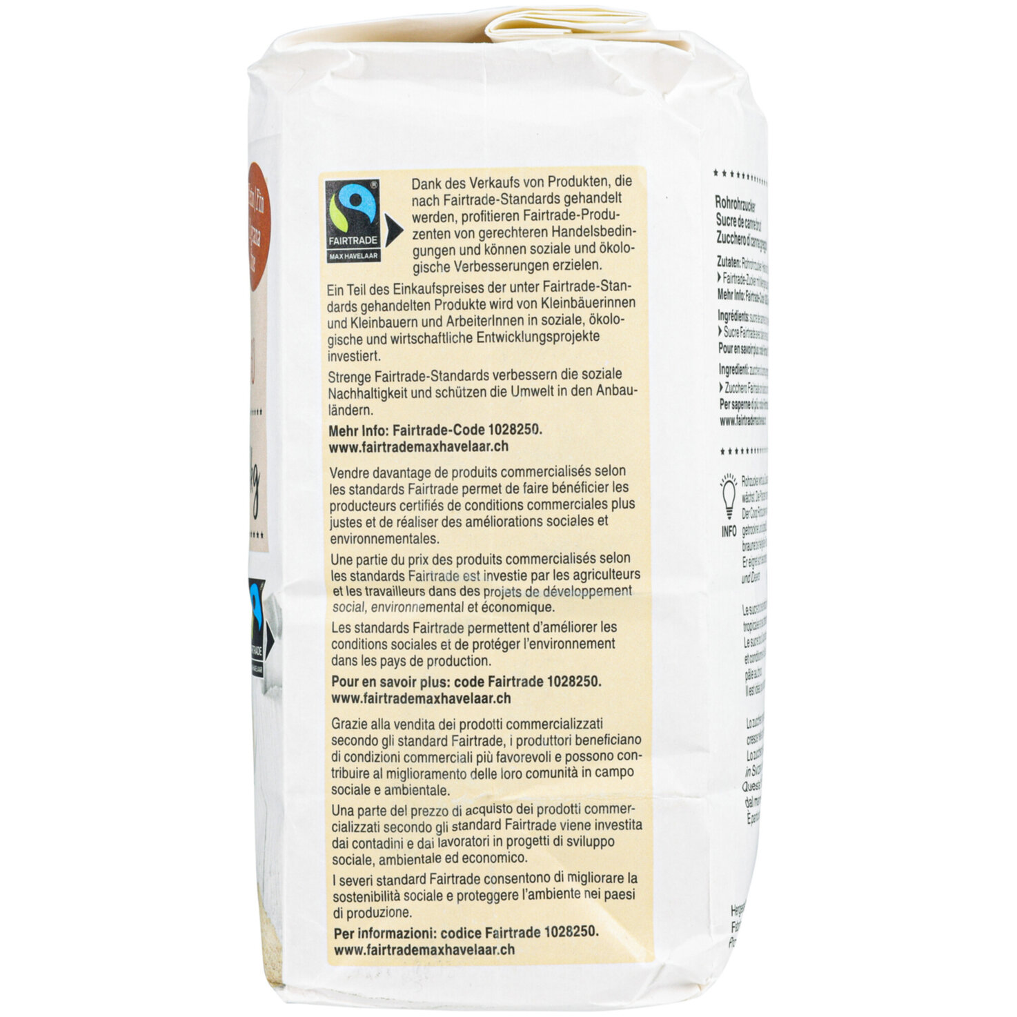 Fairtrade Rohzucker gemahlen