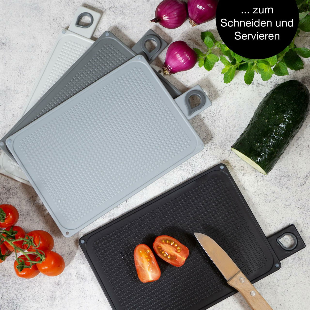 Moritz & Moritz  Frühstücksbrett  4-tlg. inkl. Ständer