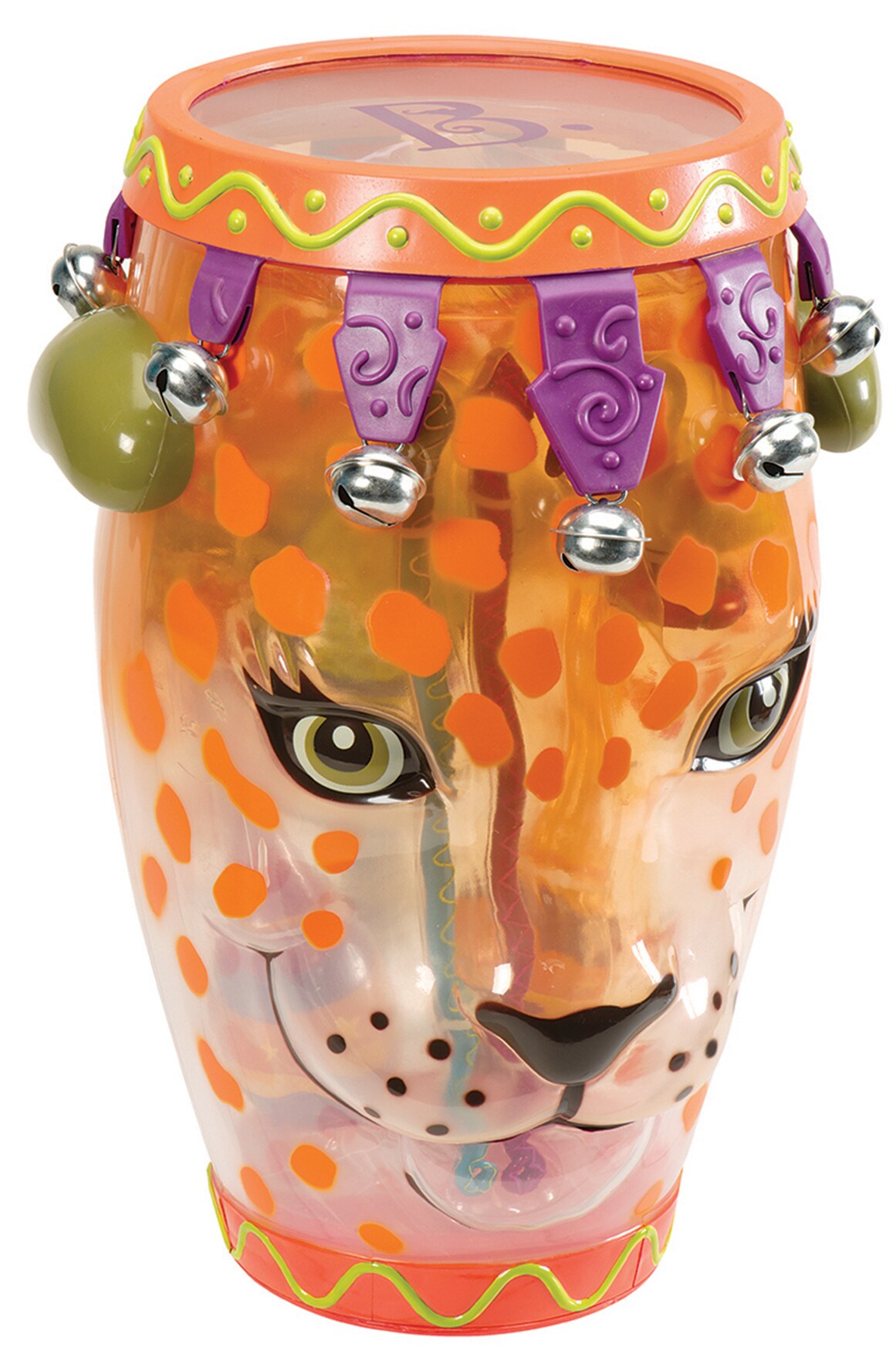 B.TOYS B. Leoparden-Conga mit Musikintrumenten