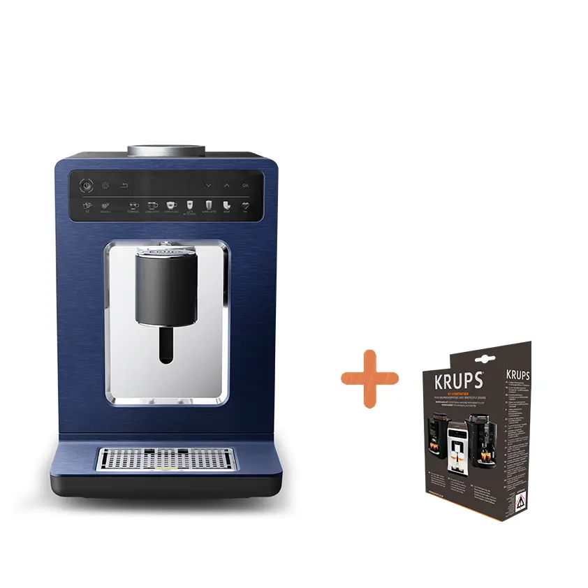 Set: Kaffeevollautomat Evidence by Wilmotte und Reinigungsset