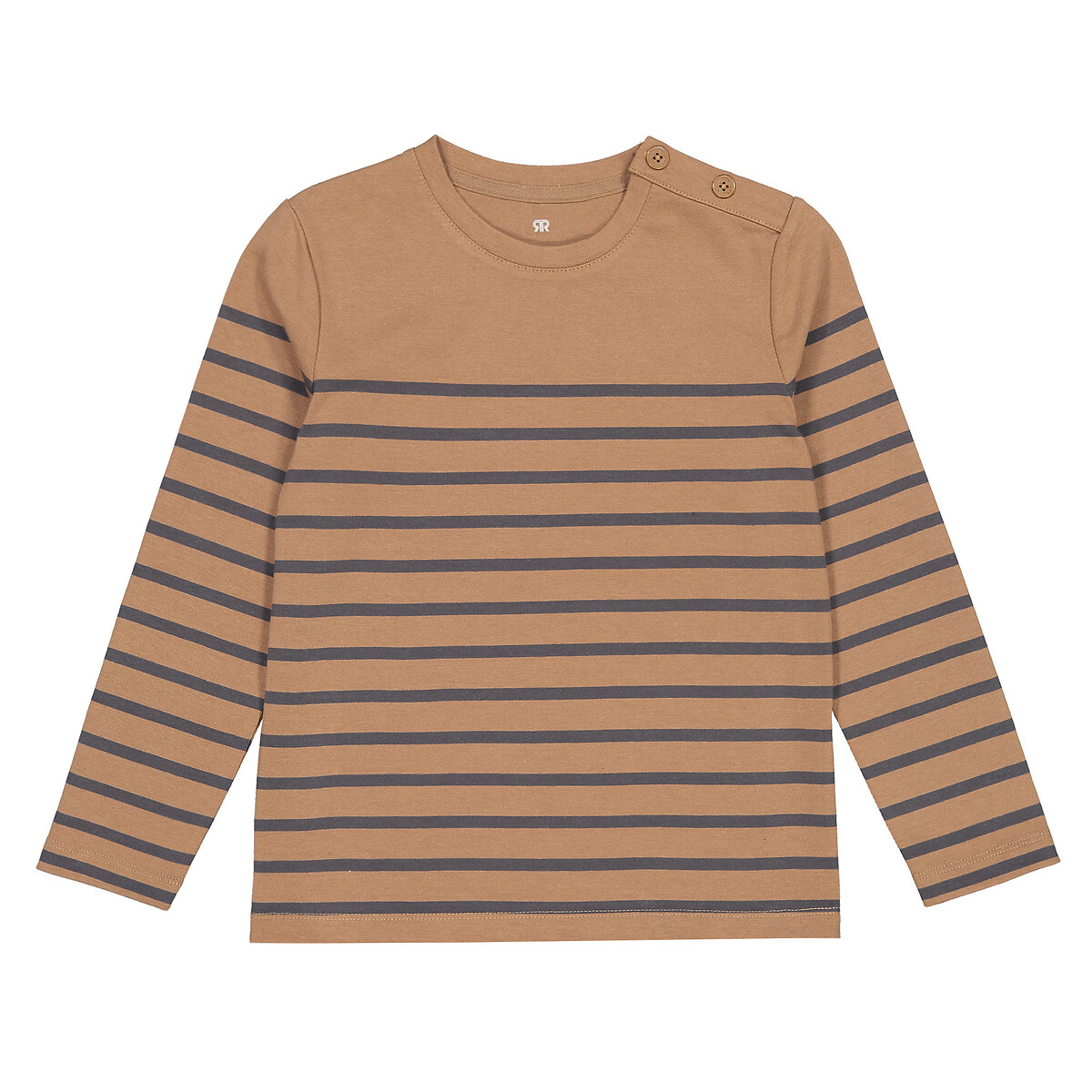 COLEÇÕES LA REDOUTE<br>Camiseta de manga comprida listrada