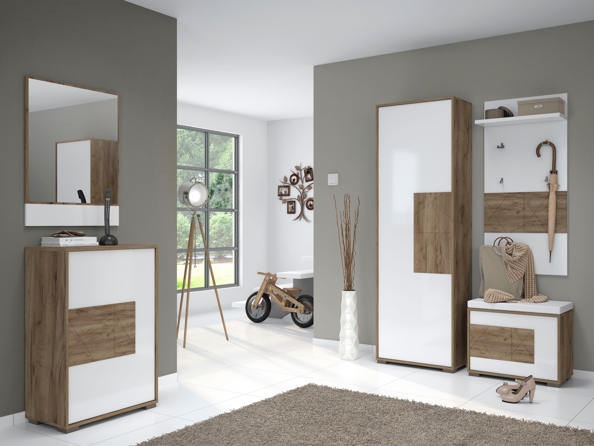 PLACES OF STYLE Wandspiegel »Stela« UV lackiert