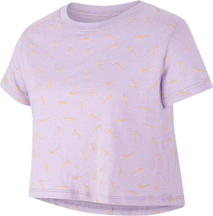 Nike Sportswear Big Kids T Shirt. Lilla