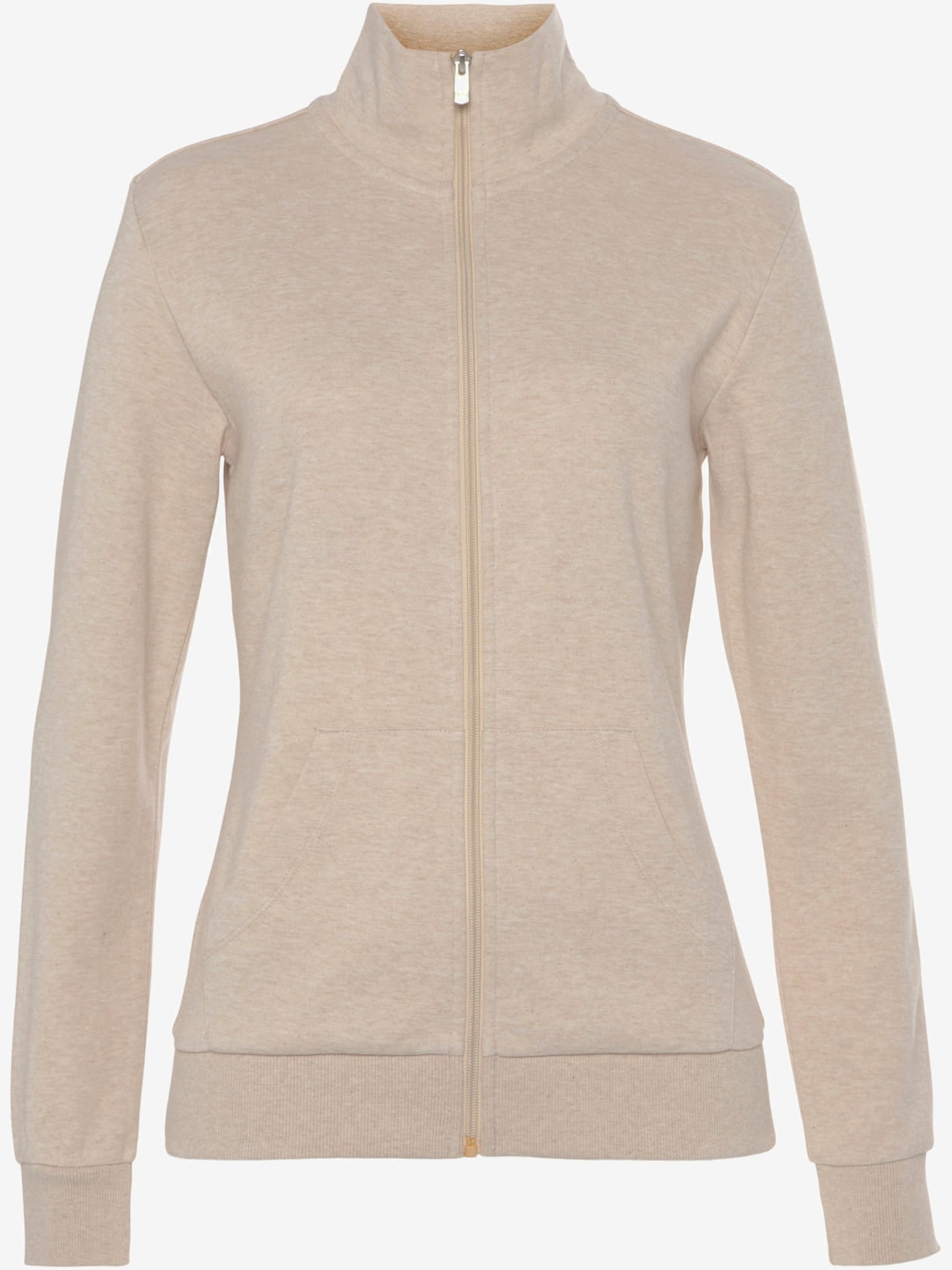 Veste sweat à col montant