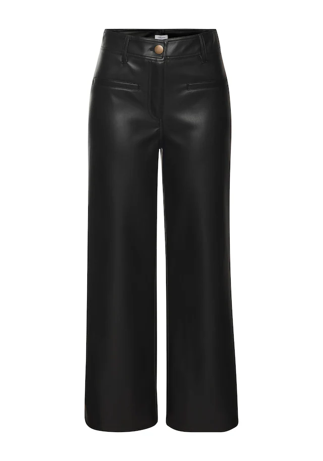 LASCANA Lederimitathose  in gerader Form, Kunstleder, festlich, modern