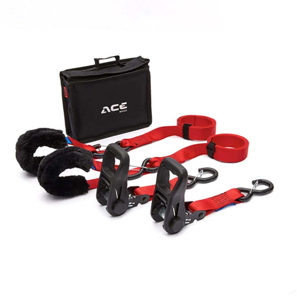 Acebikes - Set de sangle à cliquet Ratchet Strap Deluxe 2-Pack