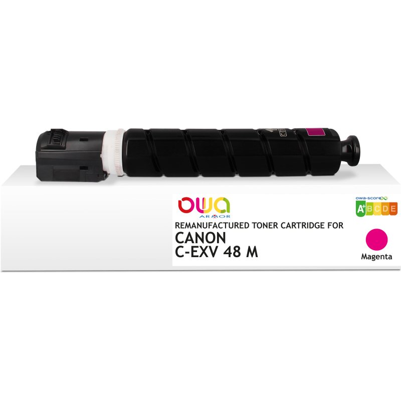Toner remanufacturé OWA - standard - Magenta - pour CANON C-EXV 48 M, CANON C-EXV 48 M