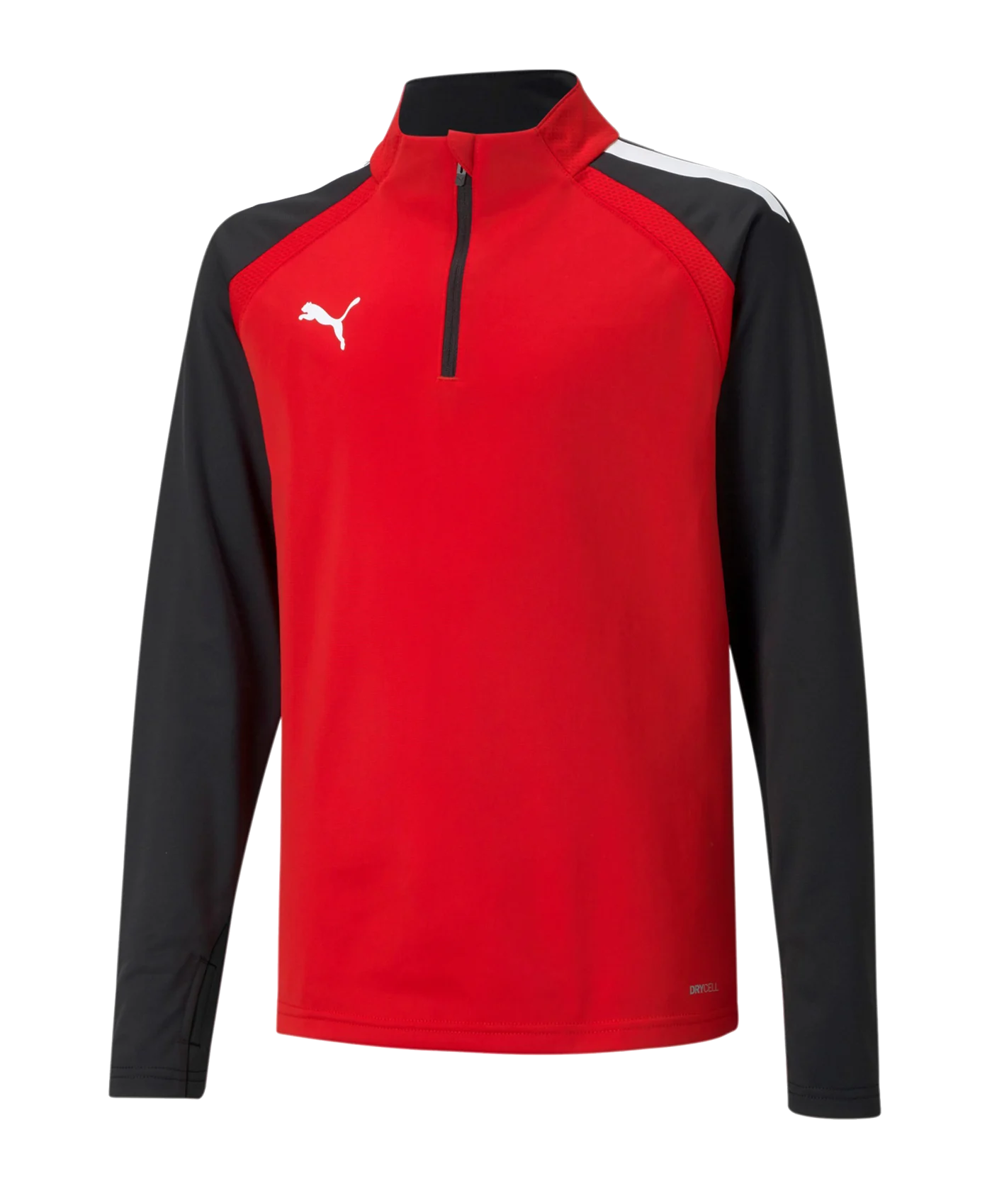 PUMA teamLIGA HalfZip Sweatshirt Kids Rot F01