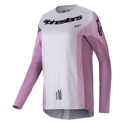 Maillot cross Alpinestars STELLA TECHSTAR - MELT 2025 - Rose / Noir