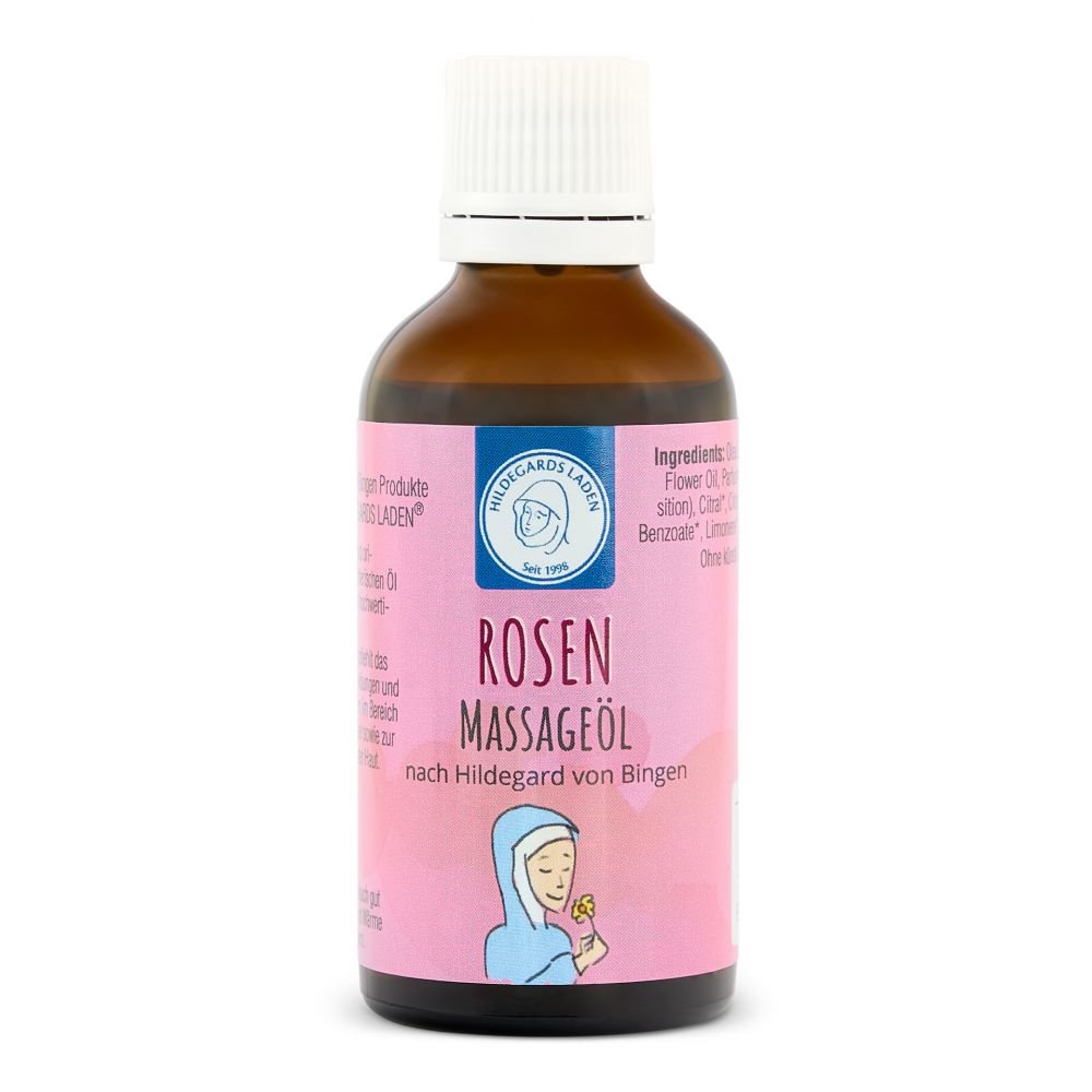 HILDEGARDS LADEN Rosen Massageöl Öl Glasfl 50 ml