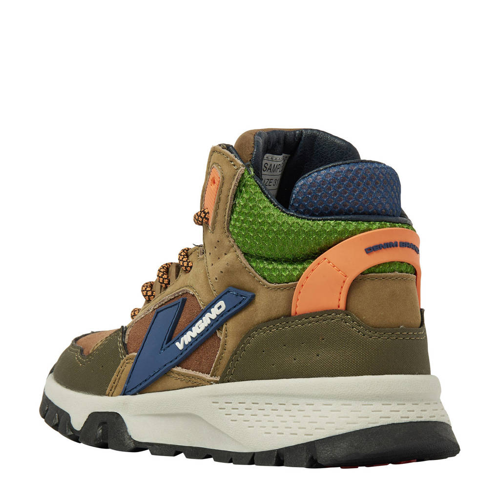 Vingino leren sneakers groen