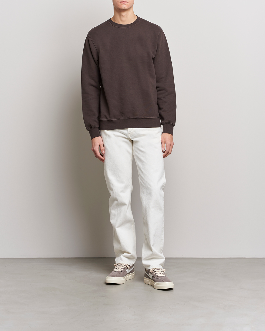 Colorful Standard Classic Organic Crew Neck Sweat Coffee Brown