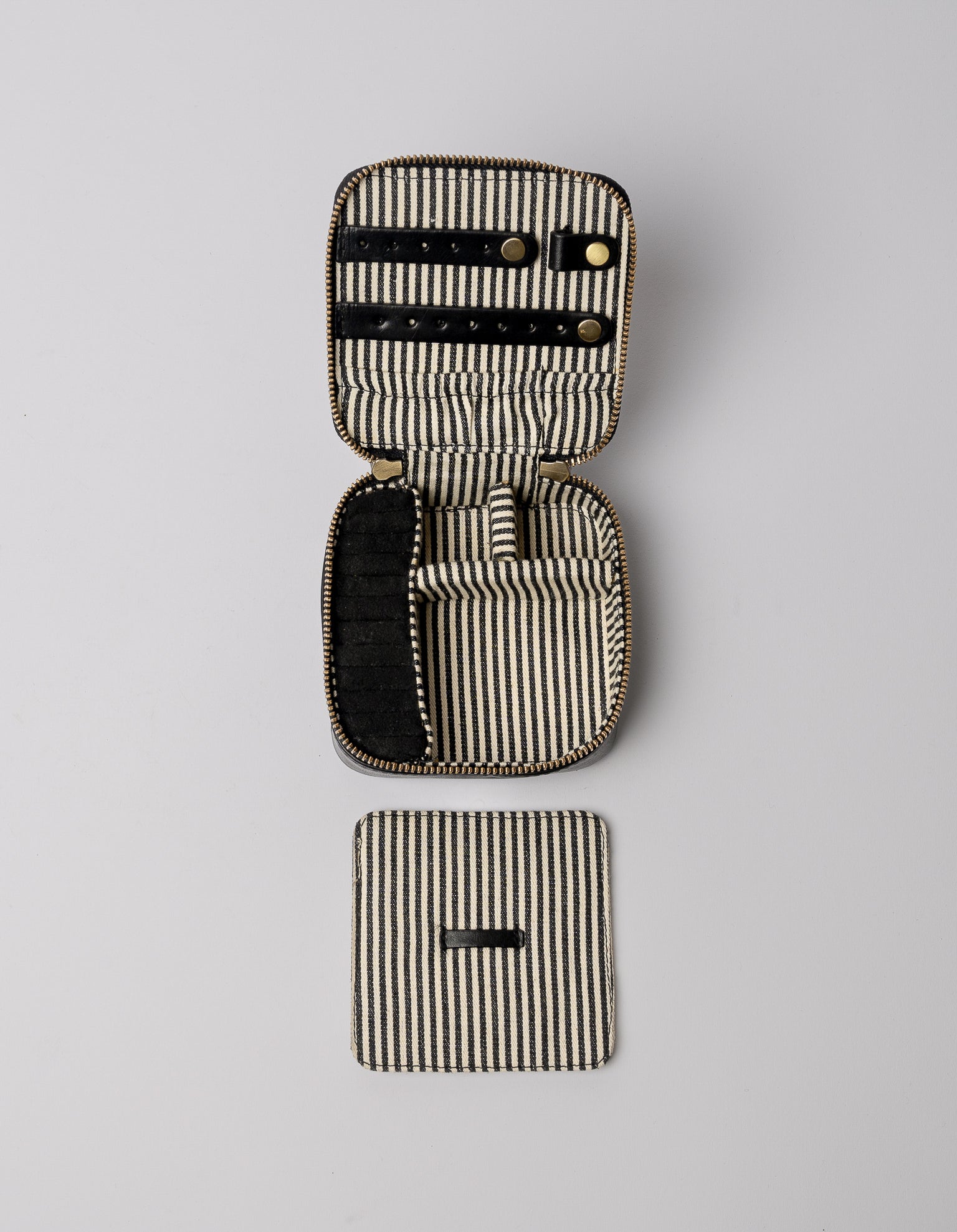 Jewelry Box - Black Stromboli Leather