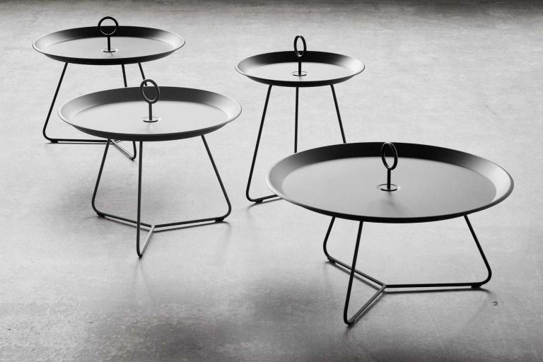 Houe Eyelet bijzettafel small Ø45 Black