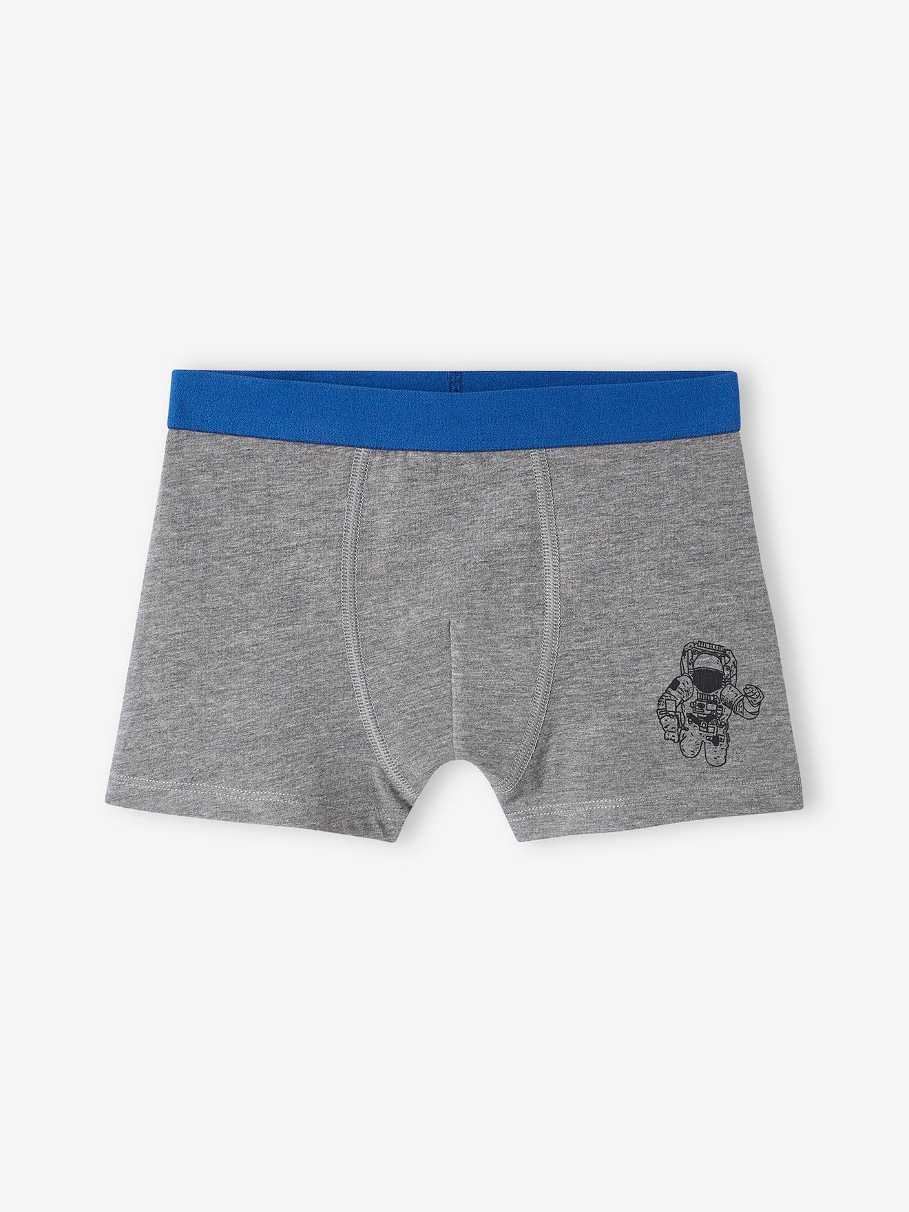 Pacote com 5 cuecas boxer elásticas 