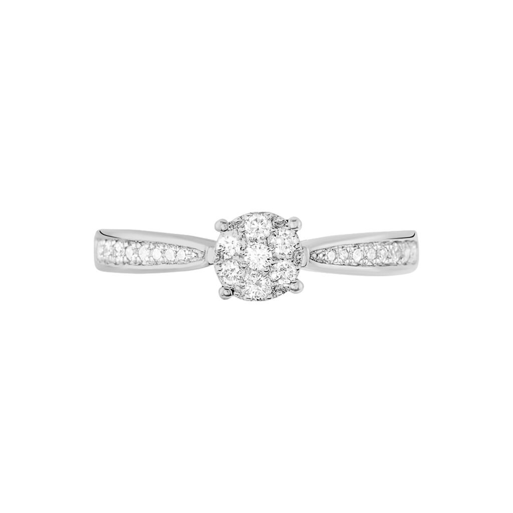 Bague Celia Or Blanc Diamant