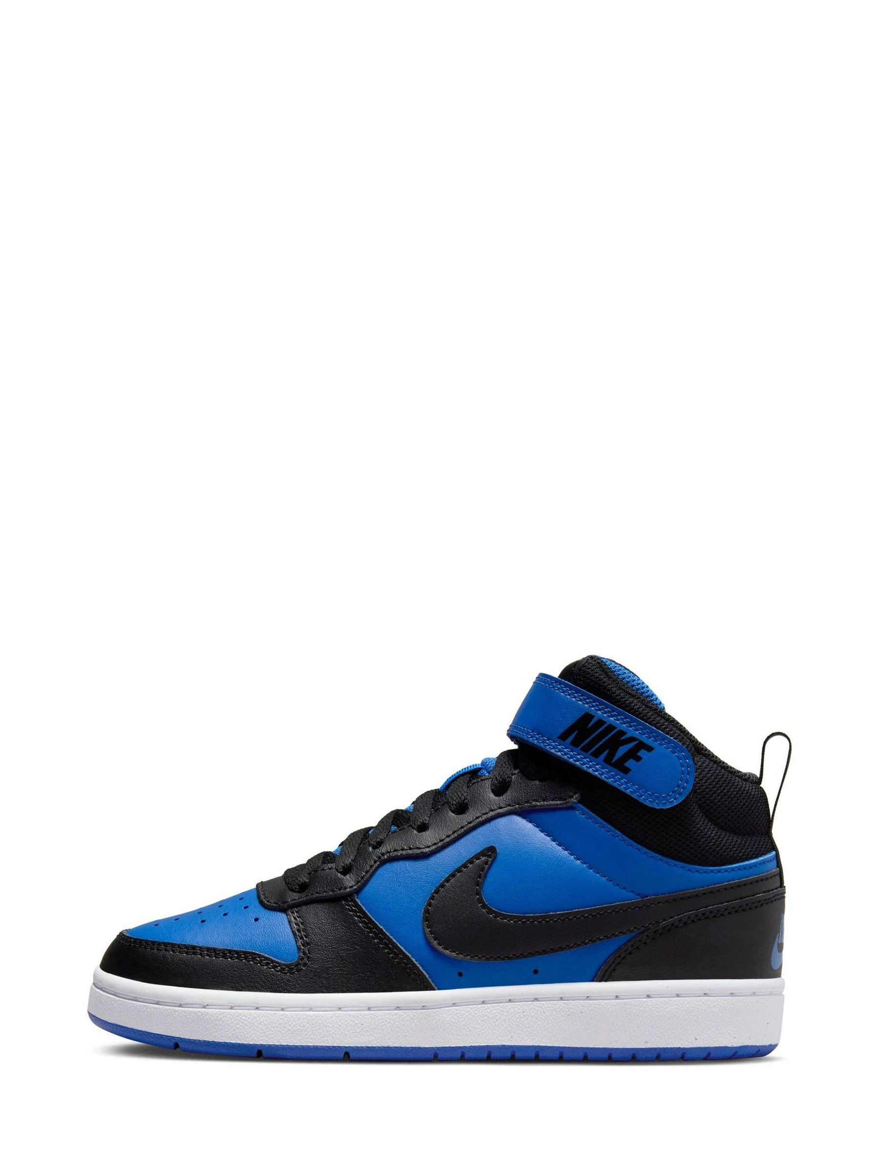Blauw/Zwart - Nike Court Borough Mid sneakers voor jeugd
