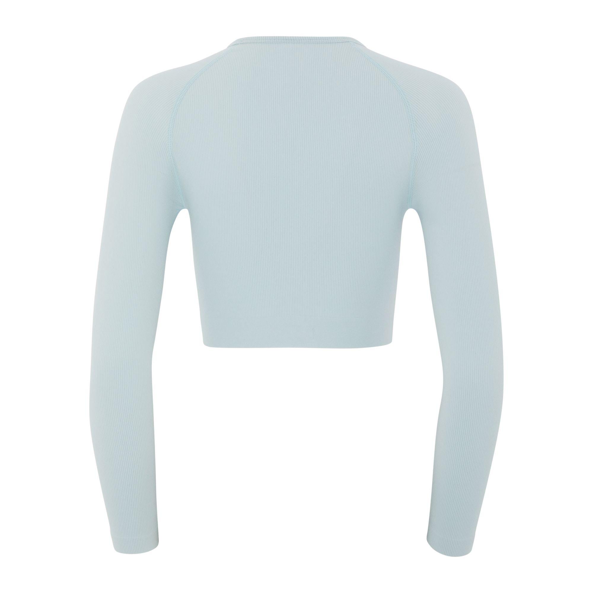 HIIT Seamless Ribbed Long Sleeve Cropped Top