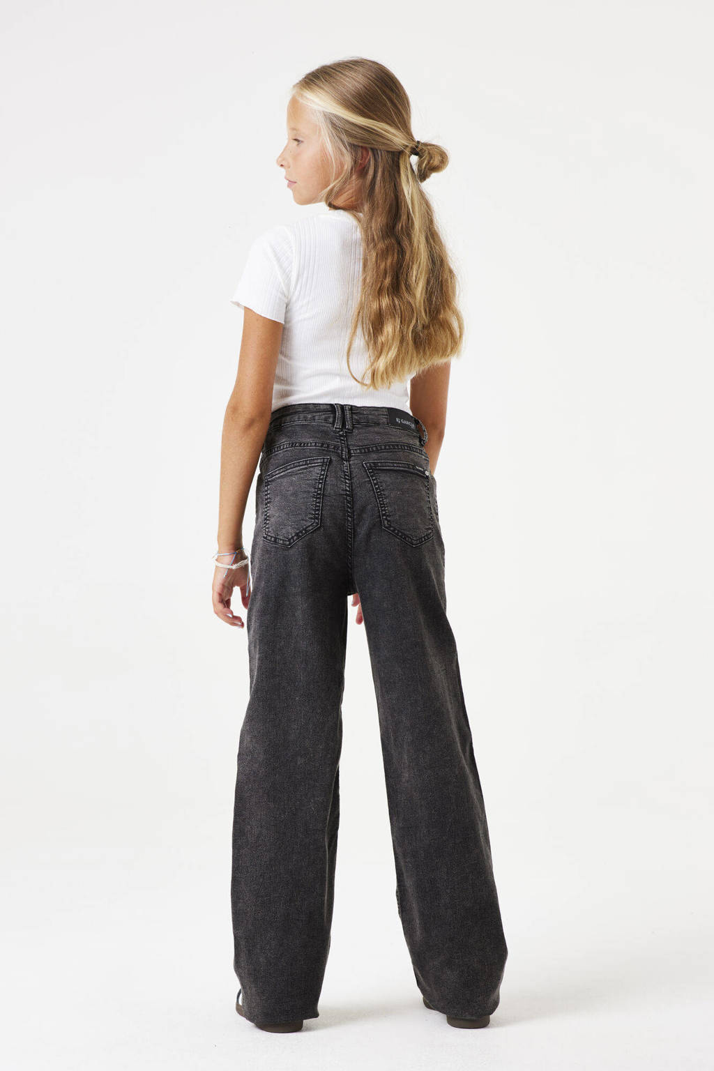 Garcia high waist straight leg jeans dark used