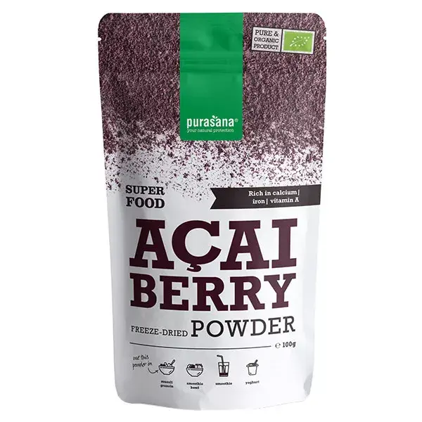 Purasana Açaí em Pó Orgânico 100g