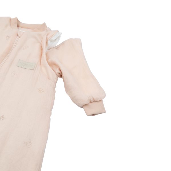 Bamboom Animal Friends Winterslaapzak Met Mouwen en Voeten - 6-36 Mnd - Pink