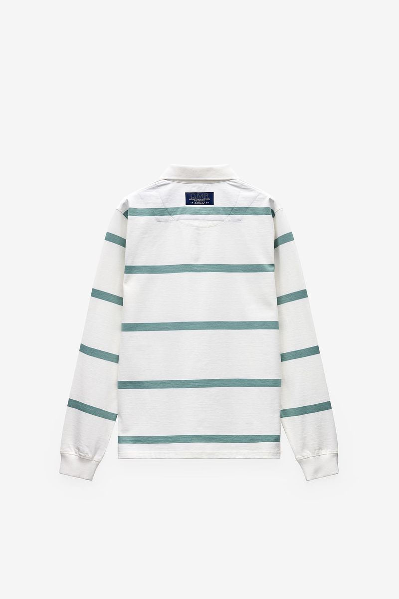 POLO JERSEY COM RISCAS